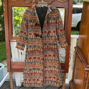 Custom vintage carpet coat 1970